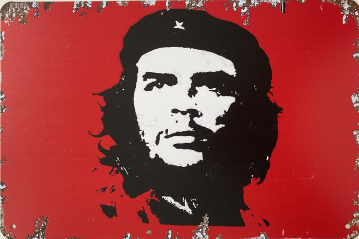 Retro metalen bord limited edition - Che Guevara