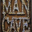 Retro metalen bord limited edition - Mancave what happens in the cave