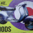 Retro metalen bord limited edition - We are the mods