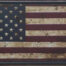 Retro metalen bord nummerplaat - Flag United States