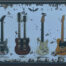 Retro metalen bord nummerplaat - Guitar heaven