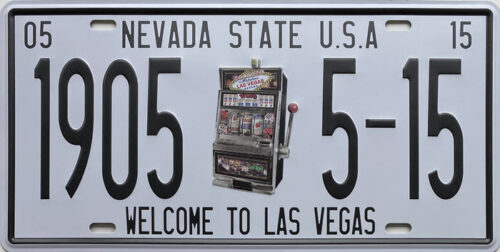 Retro metalen bord nummerplaat - Nevada state USA