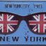 Retro metalen bord nummerplaat - New York city