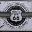 Retro metalen bord nummerplaat - Route US 66