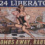 Retro metalen bord vlak - B-24 Liberator