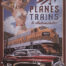 Retro metalen bord vlak - Planes trains & automobiles