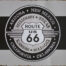 Retro metalen bord vlak - States Route 66