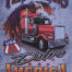 Retro metalen bord vlak - Truckers drive America