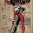 Retro metalen bord limited edition - Harley Quinn