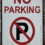 Retro metalen bord limited edition - No parking