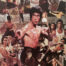 Retro metalen bord limited edition - Bruce Lee collage