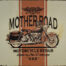 Retro metalen bord vlak - Mother road motorcycle repair