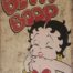 Retro metalen bord vlak - Betty Boop