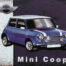 Retro metalen bord vlak - Mini Cooper