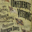 Retro metalen bord vlak - Reunion confederate veterans